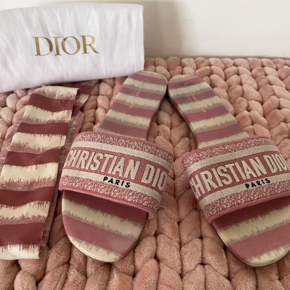 Dior Sandals and Scarf - Picture 2 of 3